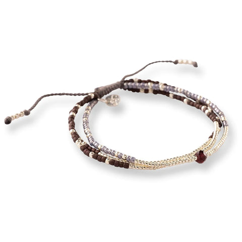 A Beautiful Story BL23602 Sensation Garnet Bracelet SC