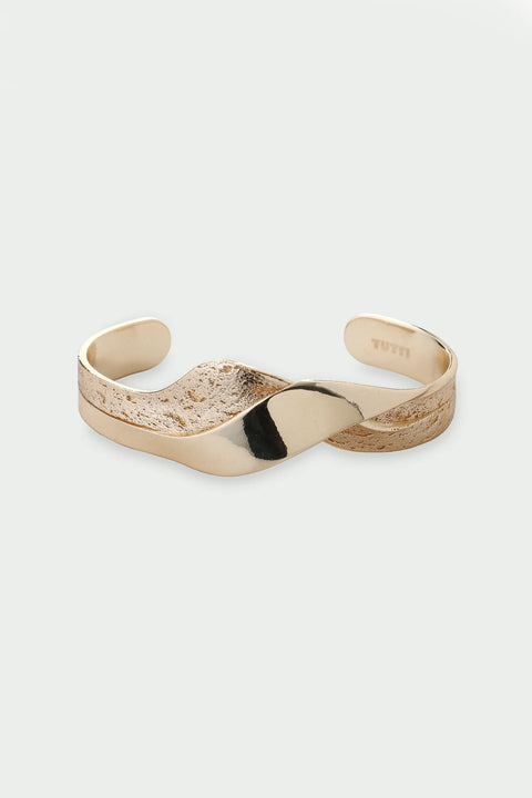 Tutti & Co BR698G Wave Bangle