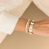 Simone à Bordeaux BRACELET FIN Serti 3 Blanc