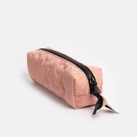 Caroline Gardner Gifts Bxp102 Pink Flower Quilted Cube Pencil Case