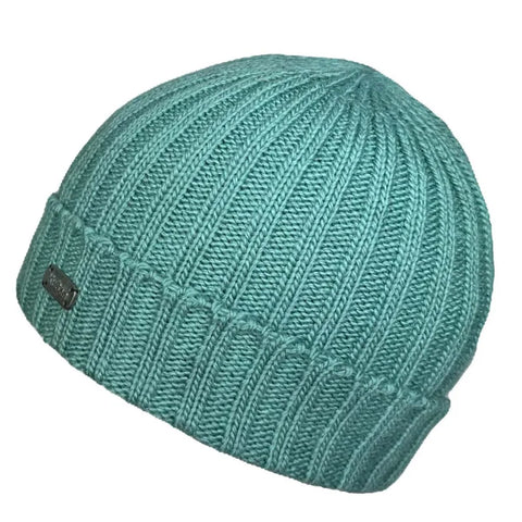 Kusan PK2226 Beanie Turn Up Rib Aqua