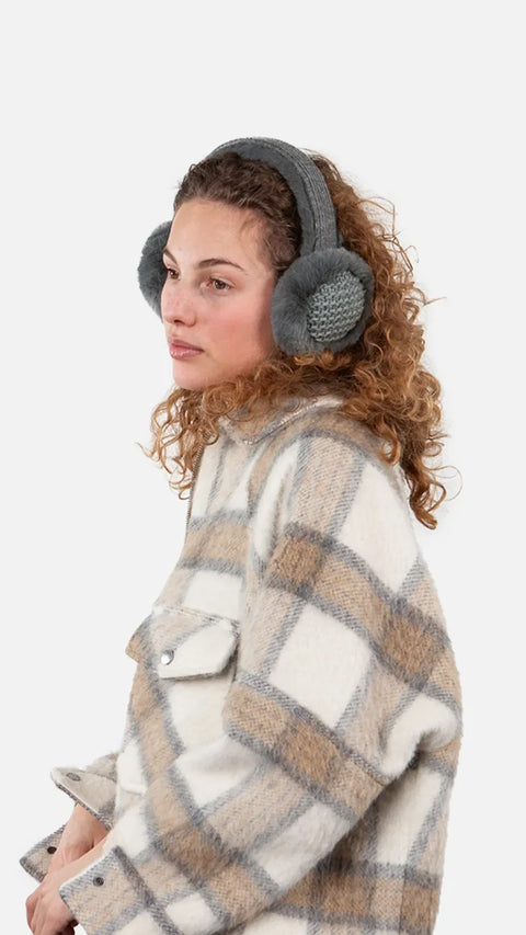Barts Bigwit Earmuffs dark heather