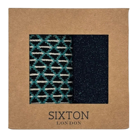 Sixton London Black Leipzig & Midnight Tokyo Sock Box Duo
