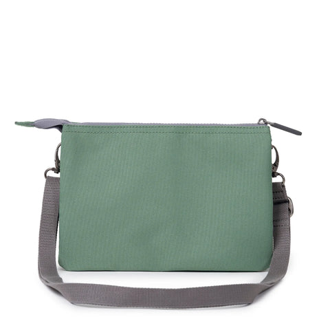 Roka London Carnaby Crossbody X Large Frost Recycled Canvas