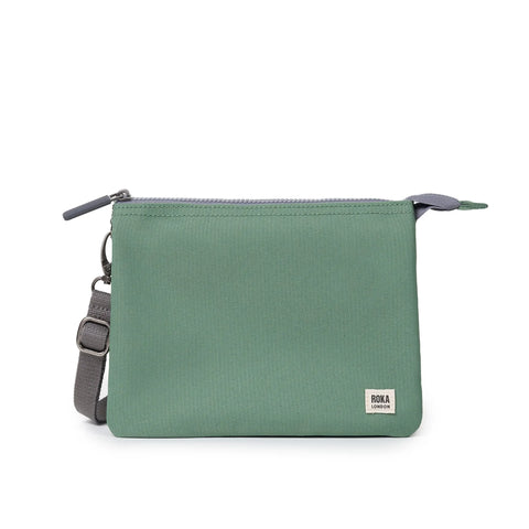 Roka London Carnaby Crossbody X Large Frost Recycled Canvas