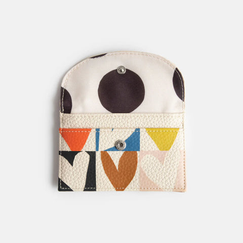 Caroline Gardner Gifts CCP123 Multi Checkmate Hearts Cardholder Coin Purse