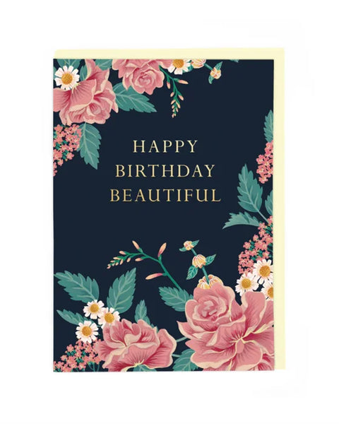Cath Tate Cards CDF1495 Happy Birthday Beautiful Birthday Card