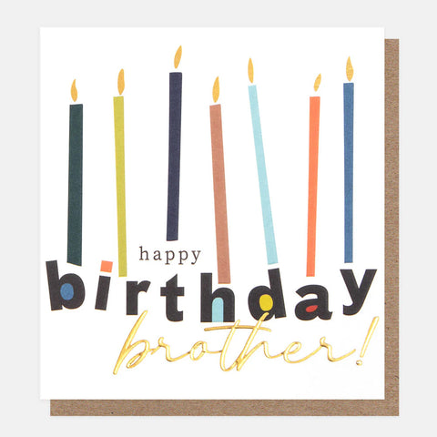 Caroline Gardner Cards CER010 Happy Birthday Brother