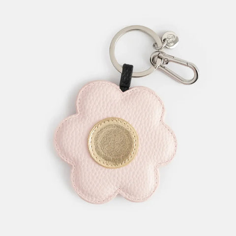 Caroline Gardner Gifts CHM106 Pink & Gold Flower Bag Charm