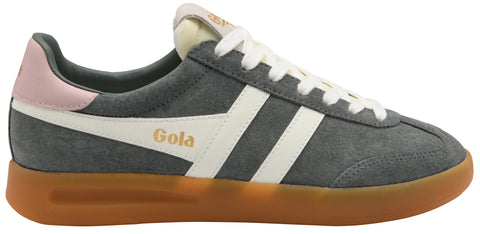 Gola CLB762DN Cyclone Trainer Conifer/Off White/Chalk Pink/Gum