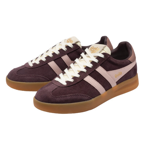 Gola CLB762LT Cyclone Trainer Cocoa/Chalk Pink/Brownrose/Gum