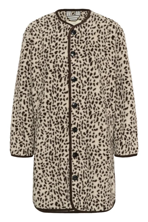 Part Two Catya Outerwear Coat In Neutral Spots