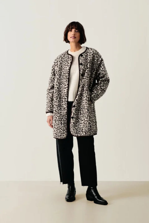 Part Two Catya Outerwear Coat In Neutral Spots