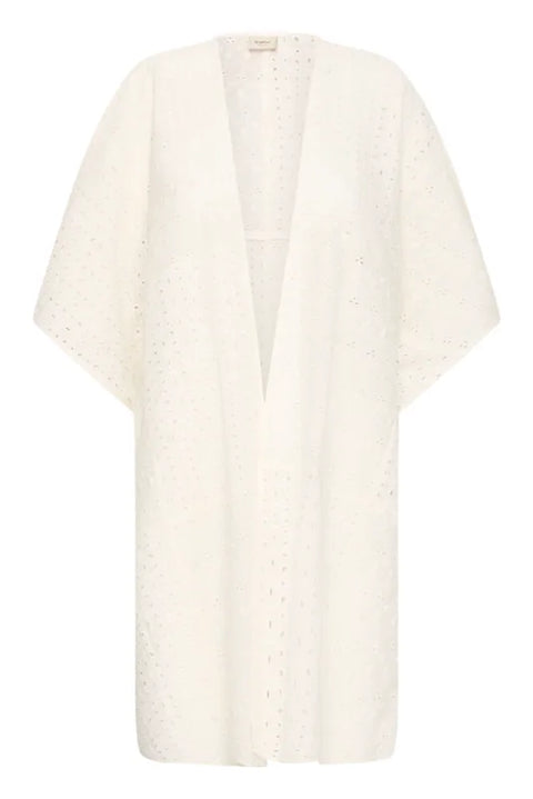 Fransa Cellina Kaftan 1 Dress In Blanc De Blanc