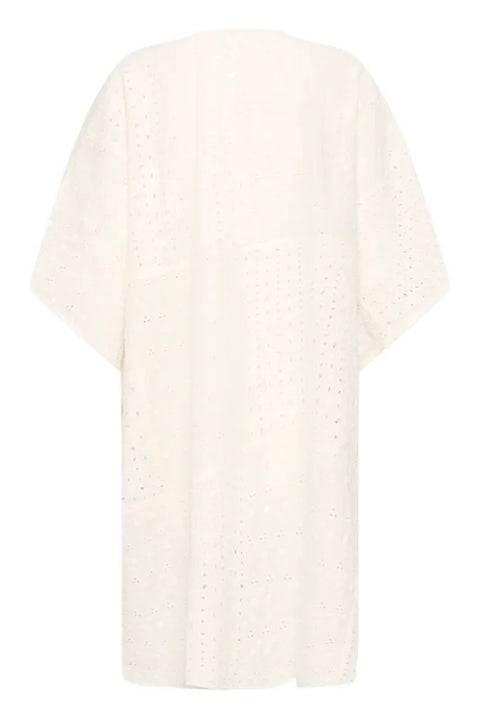 Fransa Cellina Kaftan 1 Dress In Blanc De Blanc