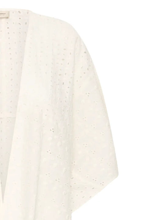 Fransa Cellina Kaftan 1 Dress In Blanc De Blanc