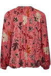 Part Two Cesilla Blouse In Calypso Coral Botanical Print