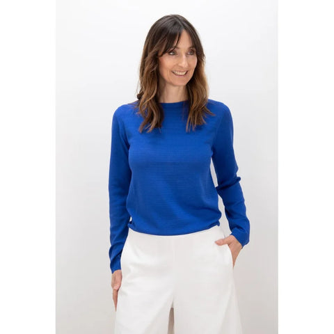 Chalk Ally Jumper In Cobalt Blue