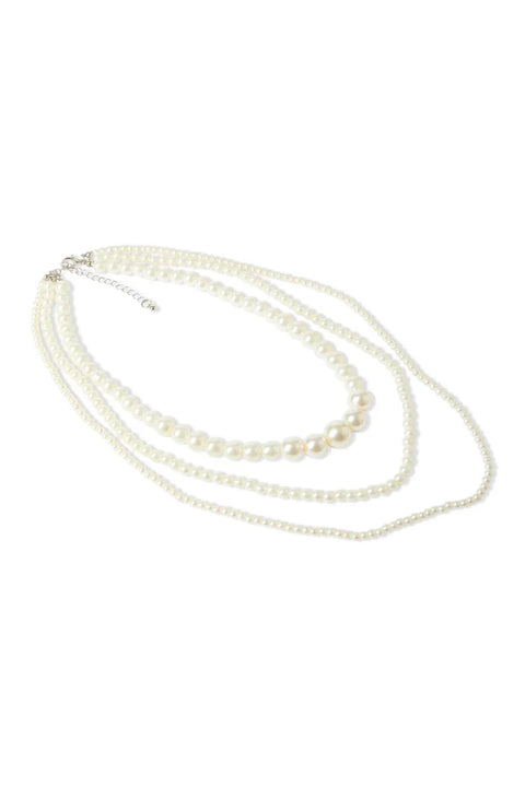 Chalk Margate Necklace In Pearl