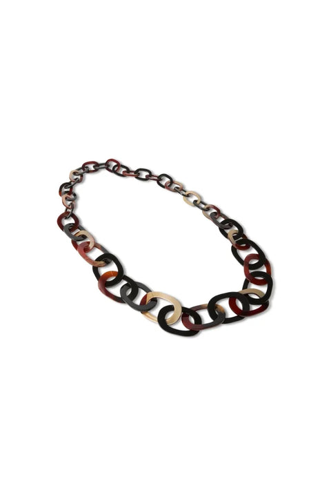 Chalk Newquay Necklace In Dark Tortoiseshell