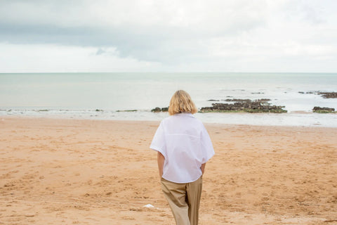 Chalk Chloe Shirt In White