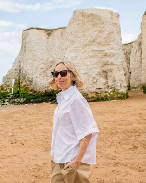 Chalk Chloe Shirt In White