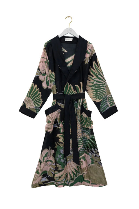 One Hundred Stars Crane Emerald Gown