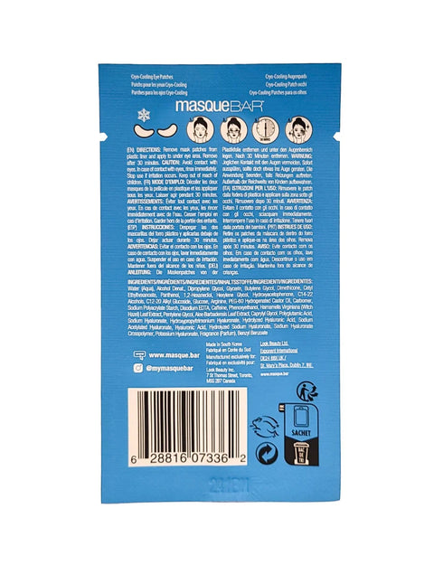 Masque LB00733 Cryo-Cooling Under Eye Patches