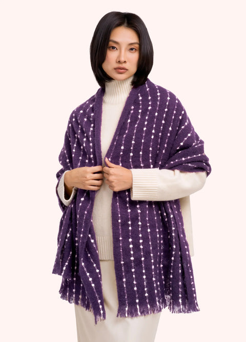 Powder DAK6 Dakota Scarf in Damson