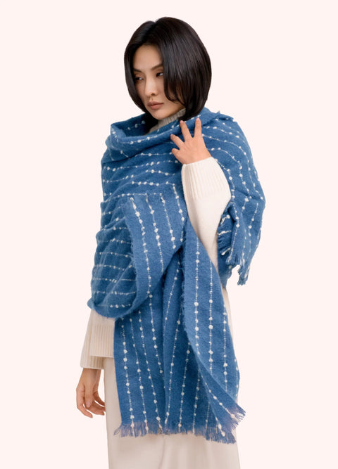 Powder DAK7 Dakota Scarf in Navy
