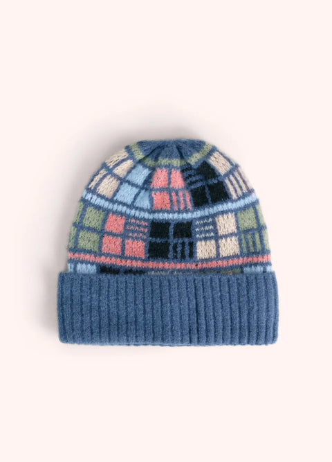 Powder DAN5 Dani Beannie Hat In Denim Mix