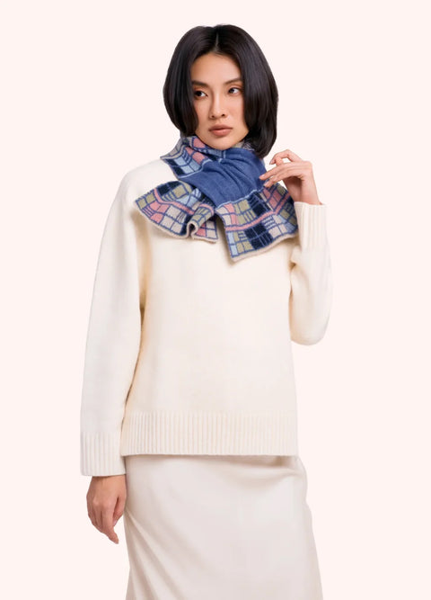 Powder DAN7 Dani Scarf In Denim Mix