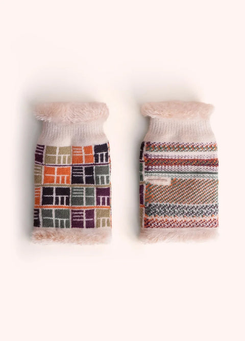 Powder DAN8 Dani Wrist Warmers In Damson Mix