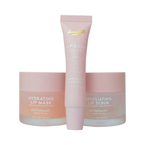 Danielle Creations DC0217LCGS 5 DC Peppermint Lip Care Gift Set 3Pcs