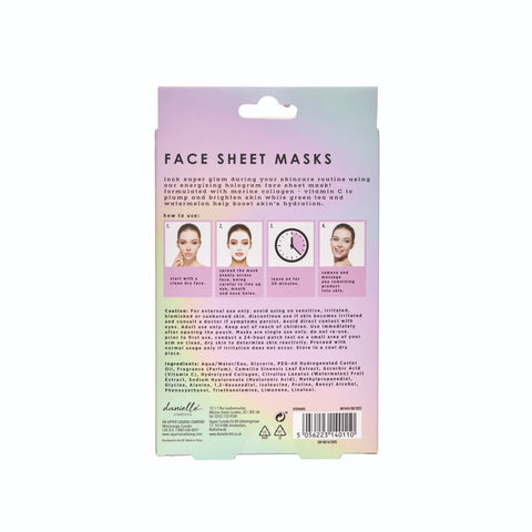 Danielle Creations DC8706HOS Hologram Face Mask x 5 Pack
