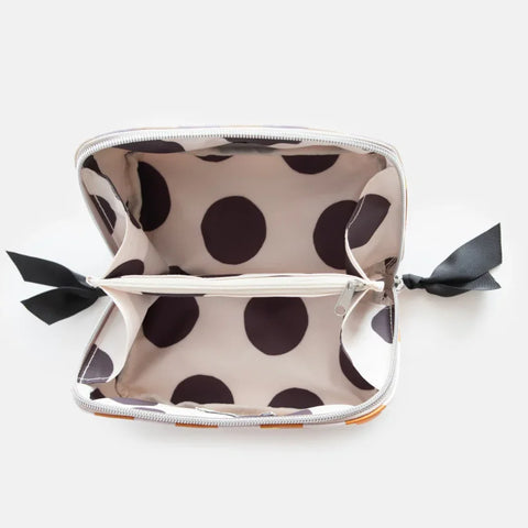 Caroline Gardner Gifts DCB102 Multi Check Diagonal Cosmetic Bag