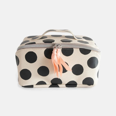 Caroline Gardner Gifts DWB101 Mono Scattered Dot Large Diagonal Washbag
