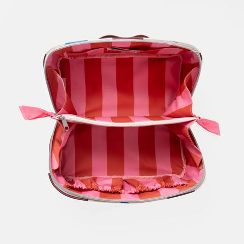 Caroline Gardner Gifts DWB104 Wine Flower Large Diagonal Washbag