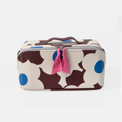 Caroline Gardner Gifts DWB104 Wine Flower Large Diagonal Washbag