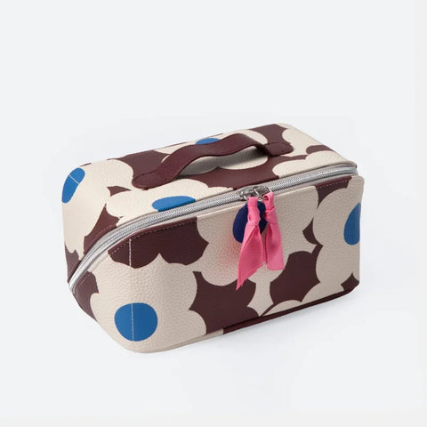 Caroline Gardner Gifts DWB104 Wine Flower Large Diagonal Washbag