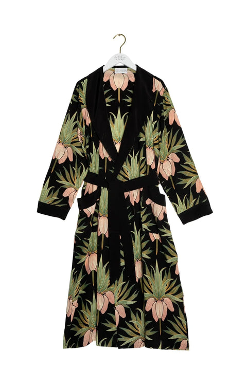 One Hundred Stars Deco Bud Crepe Gown
