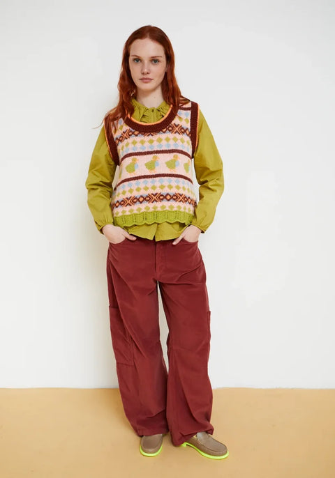 Dr Bloom Duck Vest In Brown