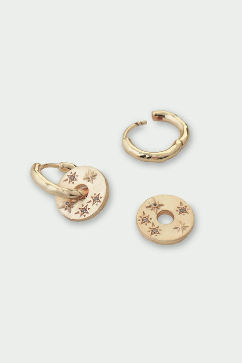 Tutti & Co EA713G Celestial Earrings