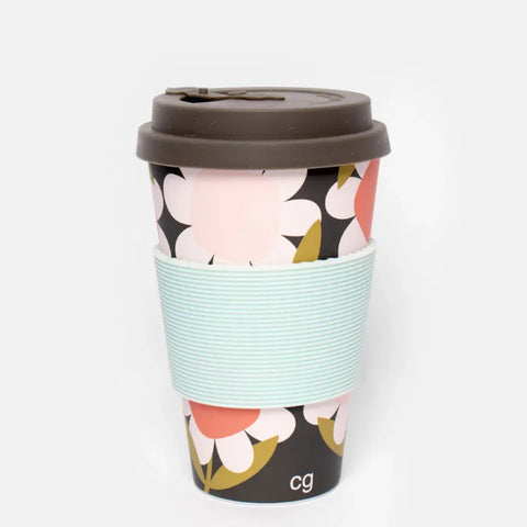 Caroline Gardner Gifts ECC103 Big Flower PLA Coffee Cup