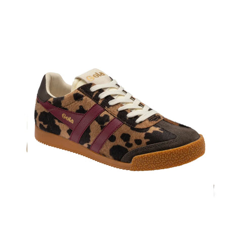 Gola CLB867TK Elan Savanna Trainer Tan Cow/Cerise/Mocha