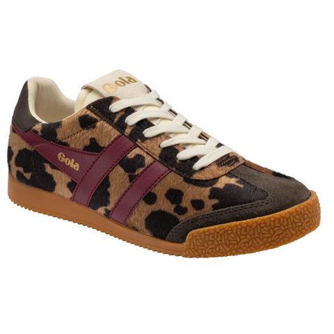 Gola CLB867TK Elan Savanna Trainer Tan Cow/Cerise/Mocha