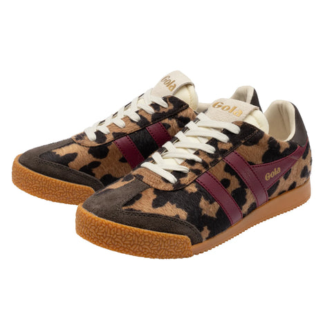 Gola CLB867TK Elan Savanna Trainer Tan Cow/Cerise/Mocha