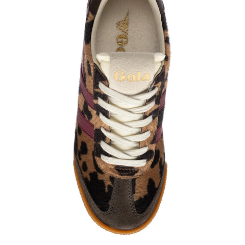 Gola CLB867TK Elan Savanna Trainer Tan Cow/Cerise/Mocha