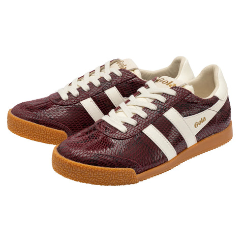 Gola CLB946RW Elan Serpent Trainer Windsor Wine/Off White