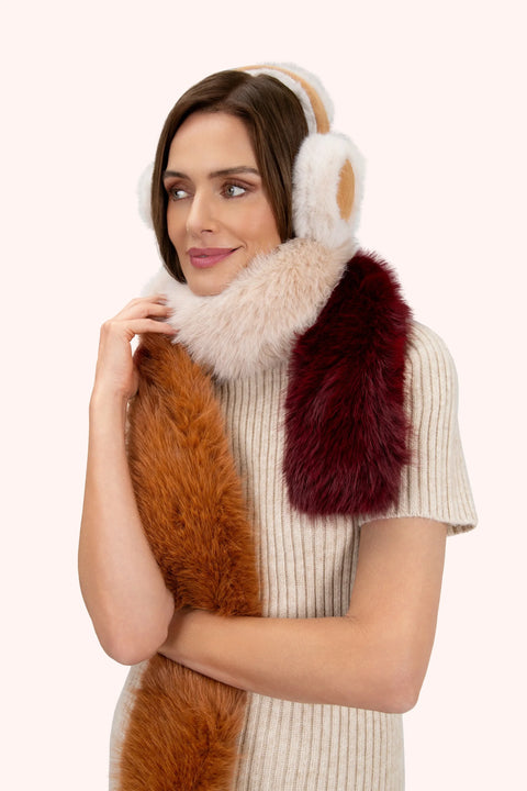 Powder ELS9 Elsa Faux Fur Earmuffs - Cream